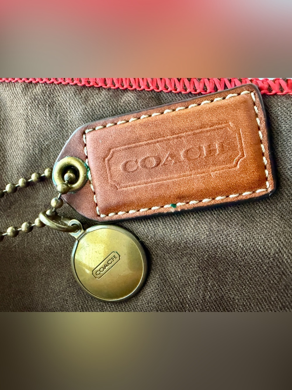 Coach 65th Anniversary Mandy Satchel Shoulder Bag w/Legacy Stripe lining - Picture 6 of 15